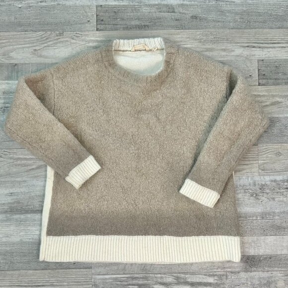 Soft Surroundings Alpaca Blend Ivory Beige Sweater - Picture 1 of 6